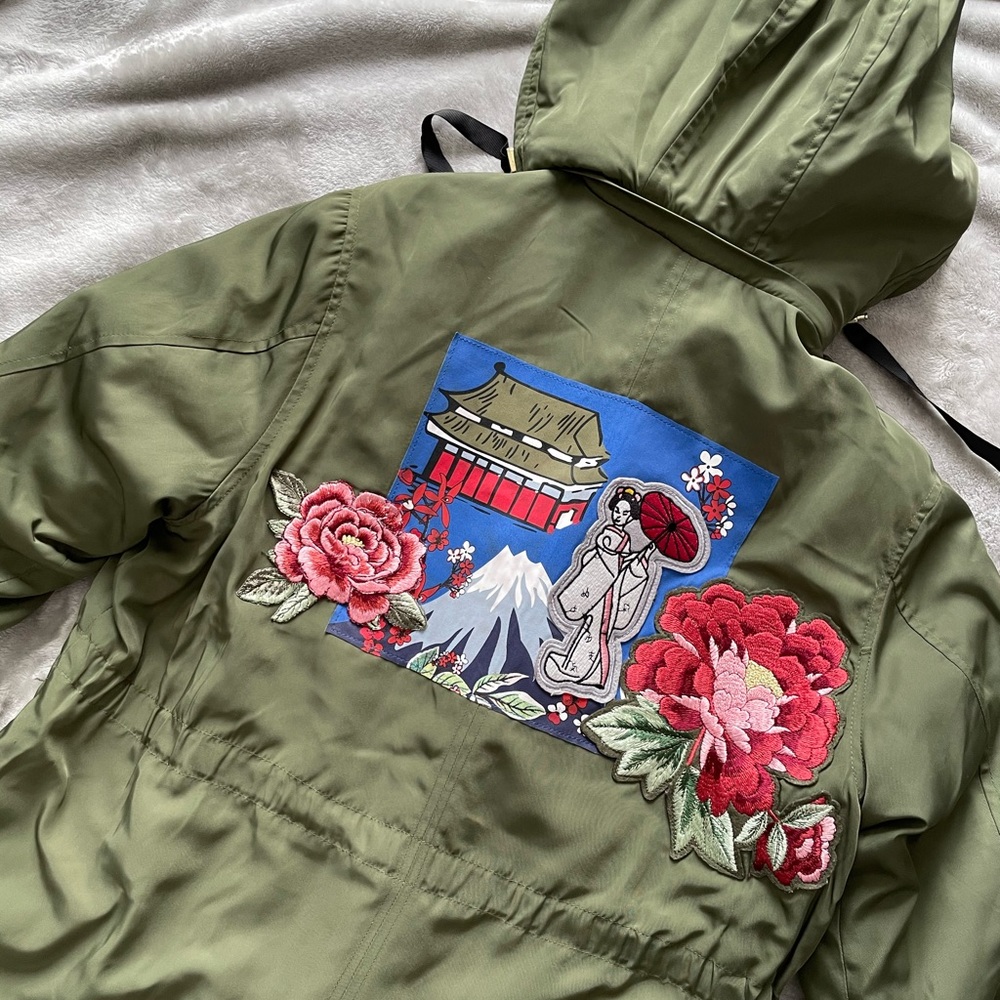 Rare 3in1 Stradivarius Japanese Embroidery Jacket